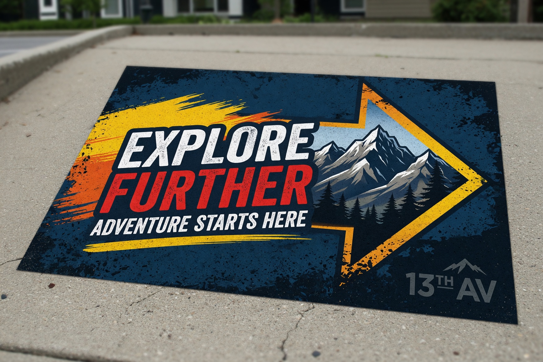 Anti-Slip Outdoor (Boot Prints)