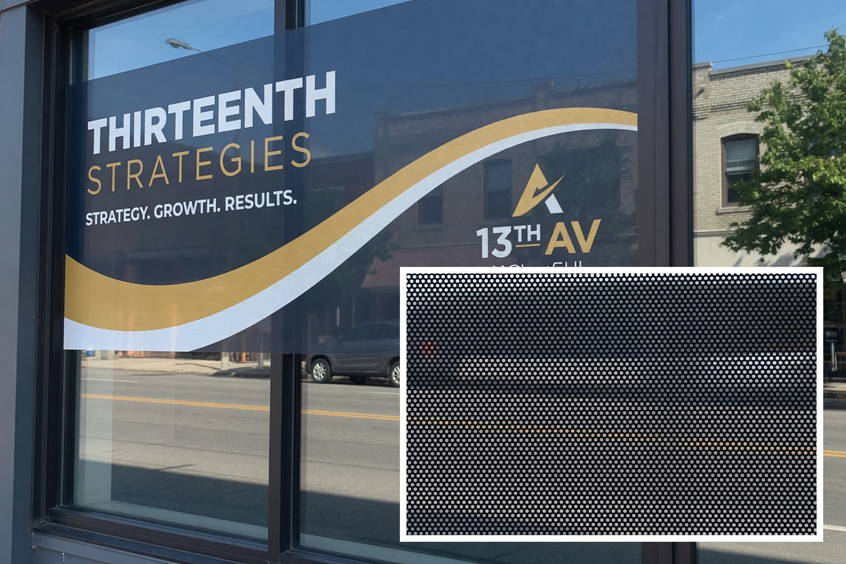 Perforated Vinyl (One-Way Window)