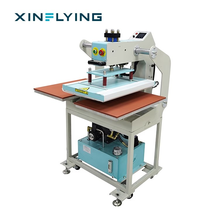 60407BE Semi-Auto Double Station Hydraulic Heat Press