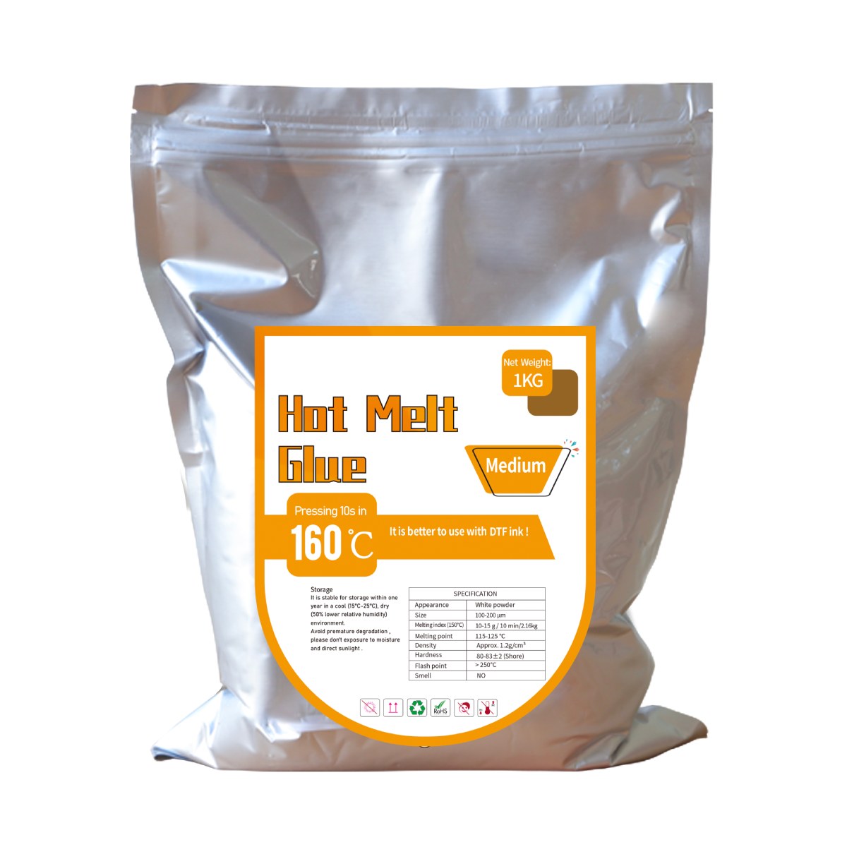 Hot Melt DTF Powder — Bulk 5 kg Bag