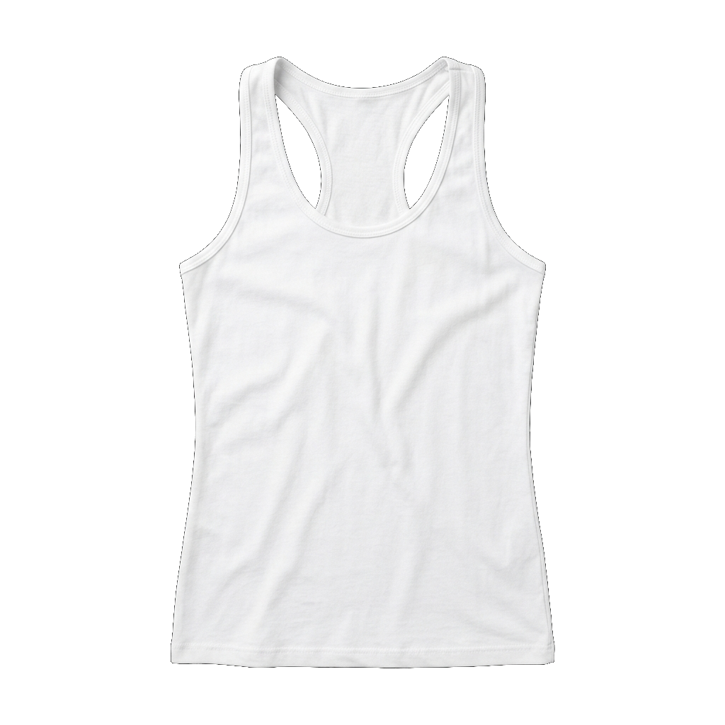 White Ladies' Ideal Racerback Tank
